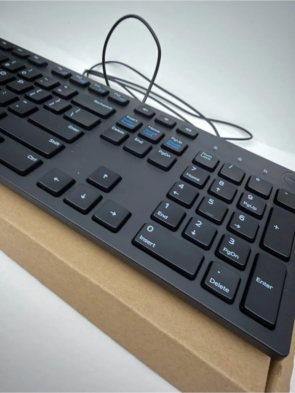 Dell Black USB Wired Full-Size Keyboard with Numeric Keypad